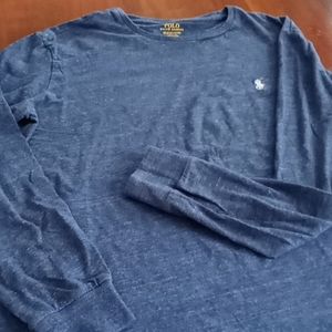 Ralph Lauren Polo Long Sleeve Size Med Navy